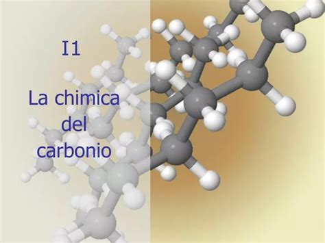 la chimica organica di carbonio